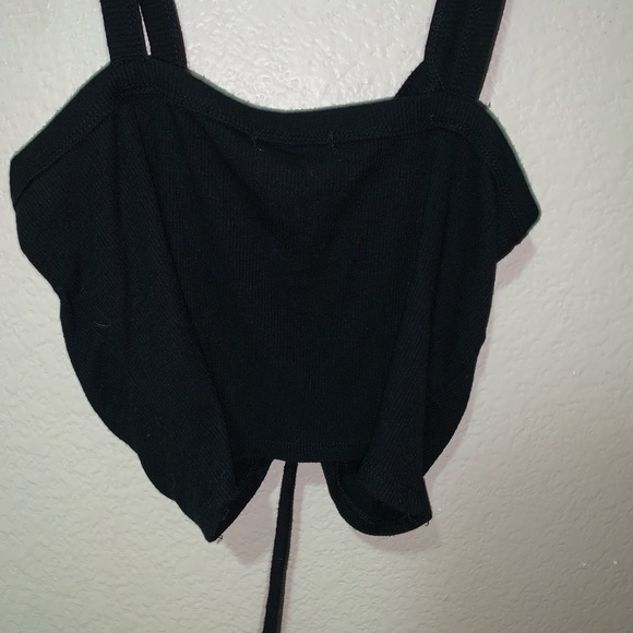 Black crop top - Picture 3 of 3